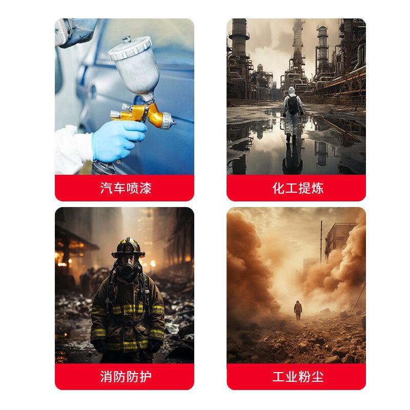 Full Face Mask Manufacturer - OEM CGLX Reusable Washable for Chemical Spray Paint