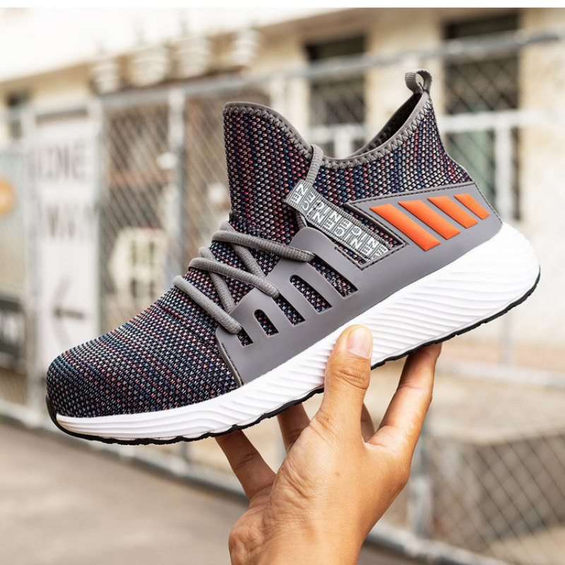 Safety Shoes Manufacturer - OEM CGLX Wholesale Summer Anti-smash Fly Knit Mesh Breathable