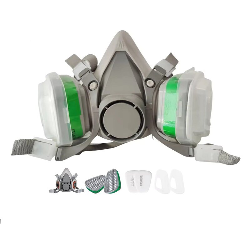 Respirator Mask Manufacturer - OEM Organic Particles Paint Cement Industrial Silicone