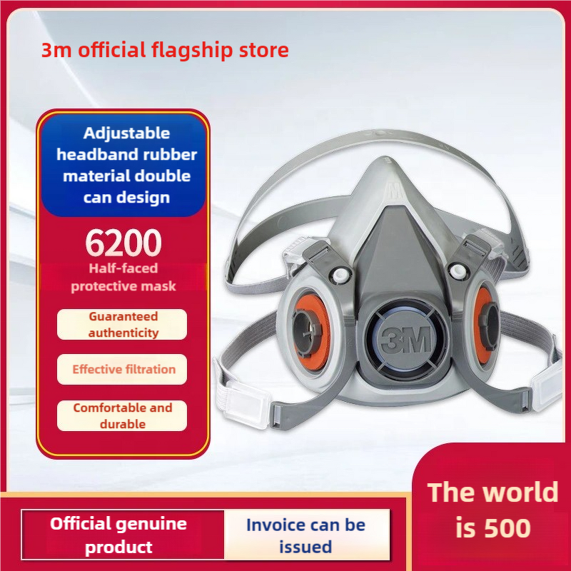 Respirator Mask Manufacturer - OEM 3M 6200 Medium Half Face Pesticide Chemical Gas