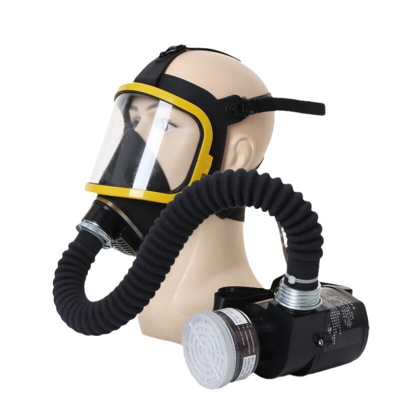 Protective Mask Manufacturer - OEM CGLX Yellow Fireproof Silicone One-piece with Filter Box