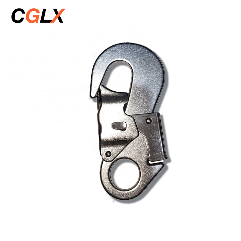 Snap Hook Manufacturer - OEM CGLX 22KN Steel Double Action Stamped for Harness