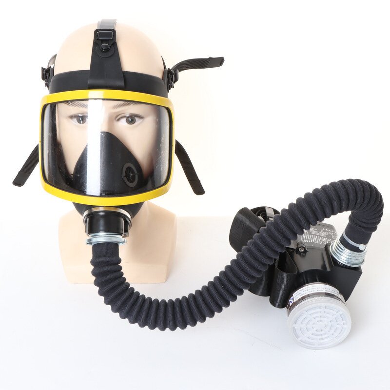 Protective Mask Manufacturer - OEM CGLX Yellow Fireproof Silicone One-piece with Filter Box