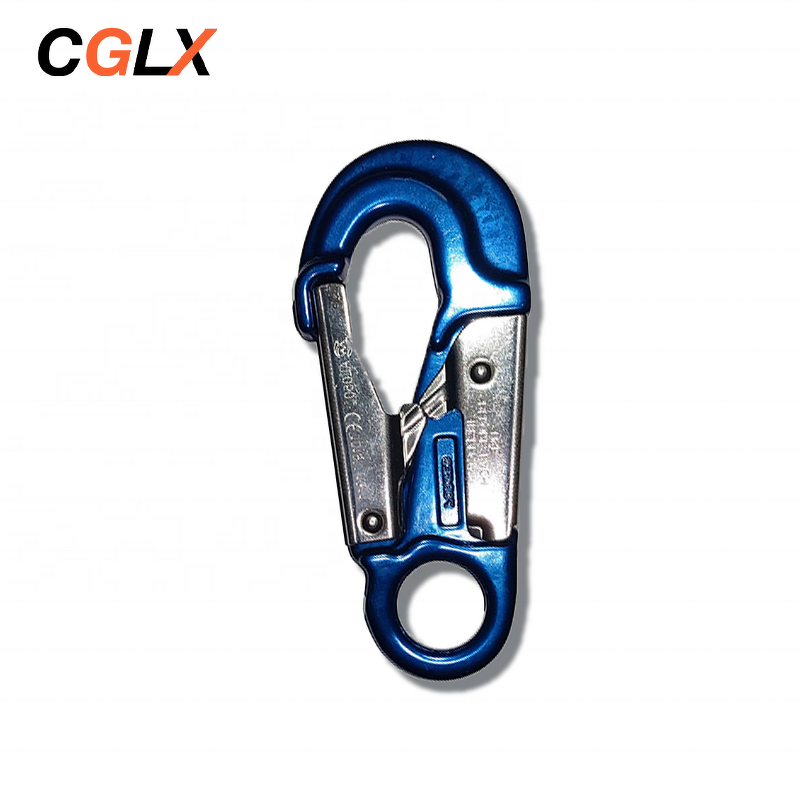 Plate Hook Manufacturer - OEM CGLX 22KN Aluminum Blue for Camping Climbing Quick Release