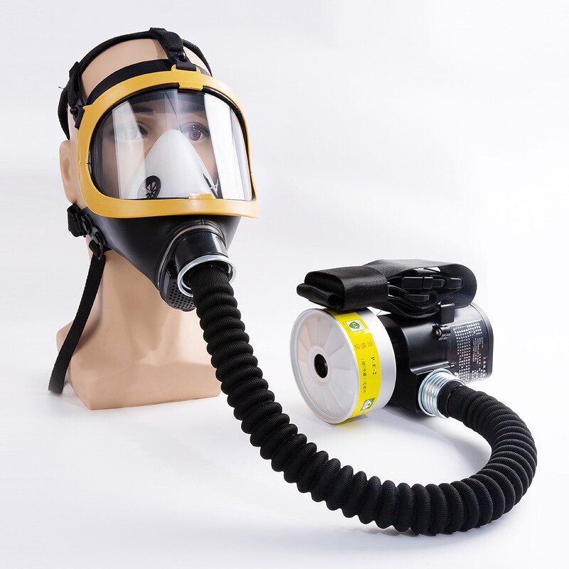 Protective Mask Manufacturer - OEM CGLX Yellow Fireproof Silicone One-piece with Filter Box
