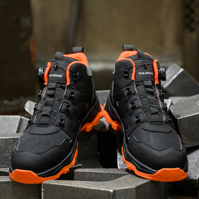 Safety Shoes Manufacturer - OEM CGLX New Fashionable Rotating Button Comfortable Rubber Sole