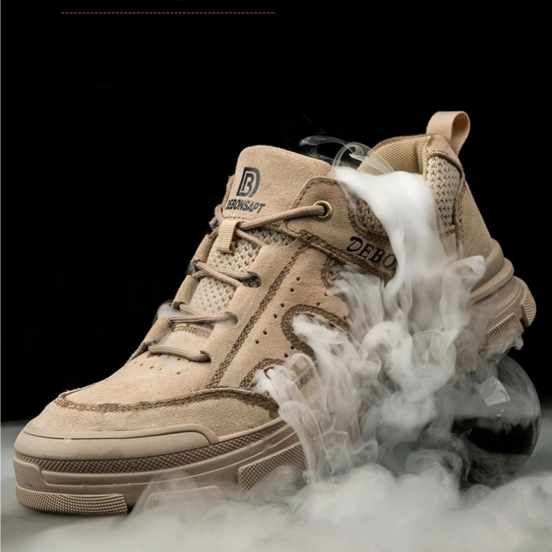 Safety Sneaker Manufacturer - OEM CGLX Wholesale Men's Stylish Summer Breathable Steel Toe