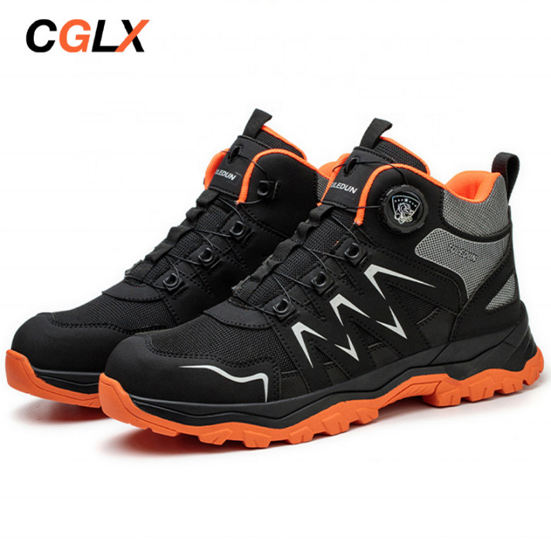 Safety Shoes Manufacturer - OEM CGLX New Fashionable Rotating Button Comfortable Rubber Sole