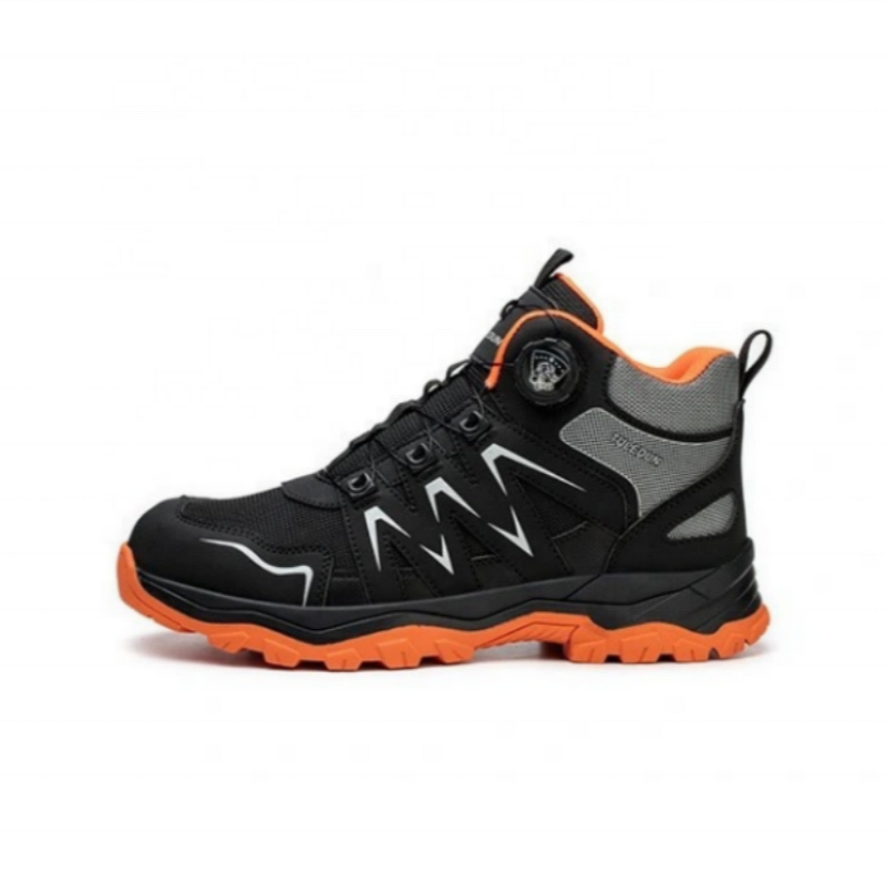 Safety Shoes Manufacturer - OEM CGLX New Fashionable Rotating Button Comfortable Rubber Sole