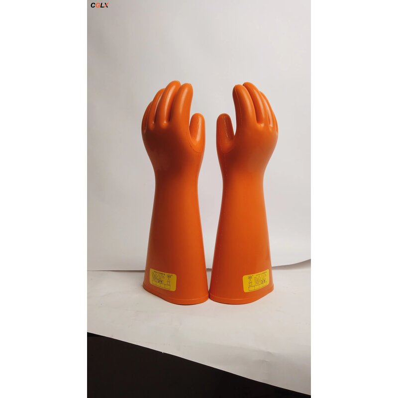 Insulated Gloves Manufacturer - OEM 35kv High Voltage Insulating Natural Rubber Gloves