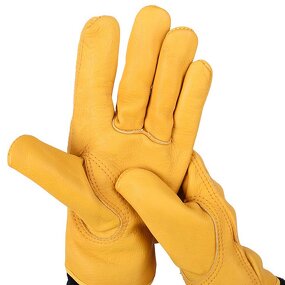 Welding Glove Manufacturer - OEM Cowhide High Temperature Resistant Short Leather