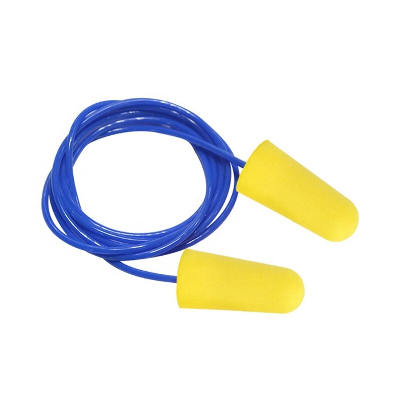 Ear Plugs Manufacturer - OEM CGLX Custom PU Soundproof Blue Corded Slow-rebound Memory Foam