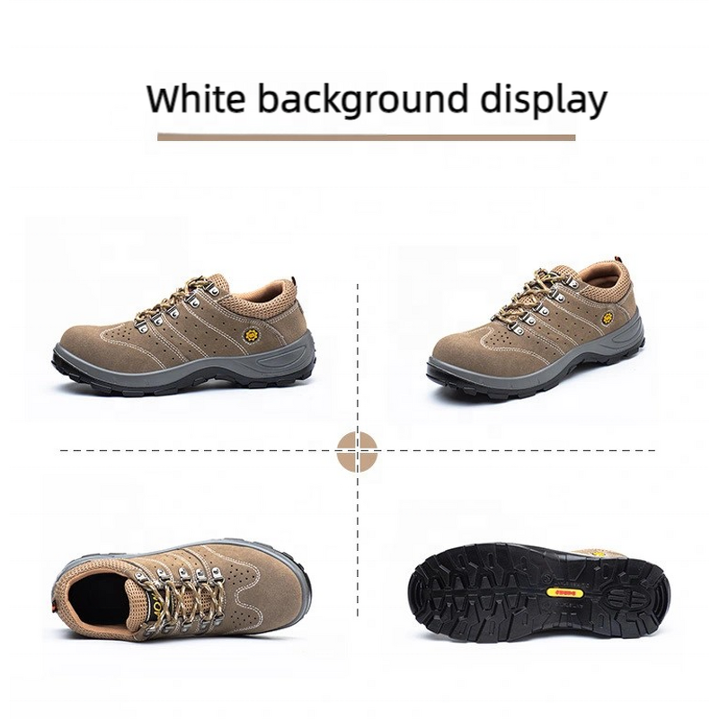 Safety Shoes Manufacturer - OEM CGLX Wholesale Summer Breathable Anti-puncture Leather