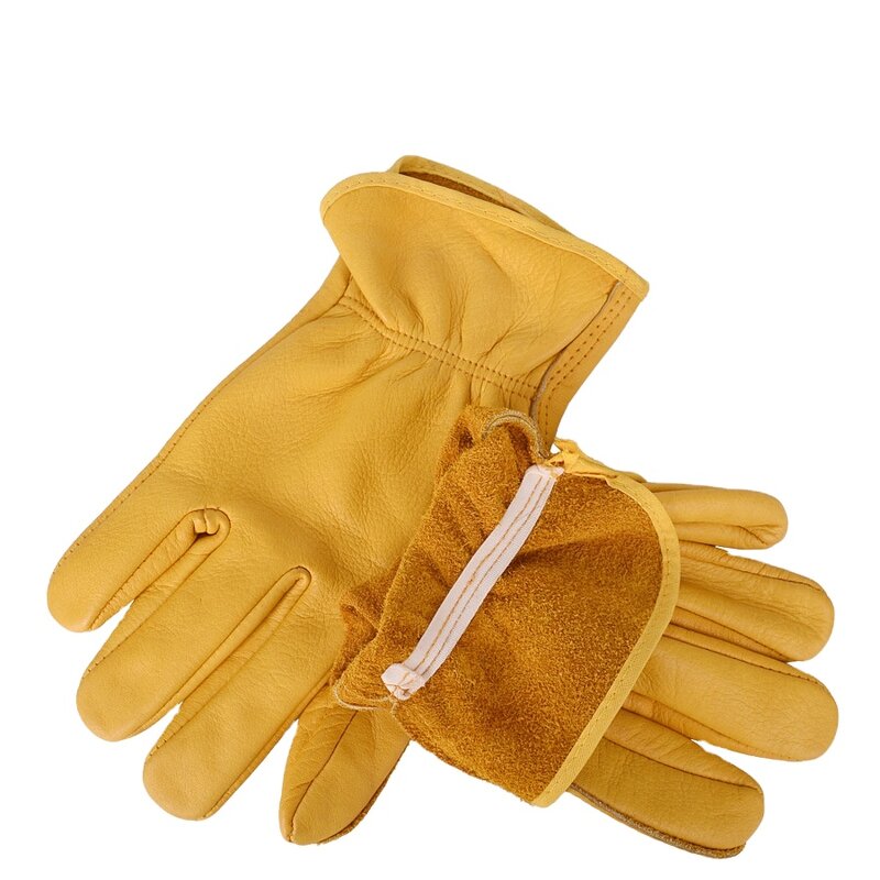Welding Glove Manufacturer - OEM Cowhide High Temperature Resistant Short Leather