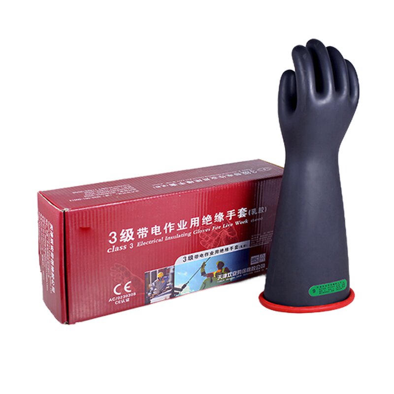 Insulated Gloves Manufacturer - OEM CGLX 35kV Class 3 Electric Insulating Glove CE