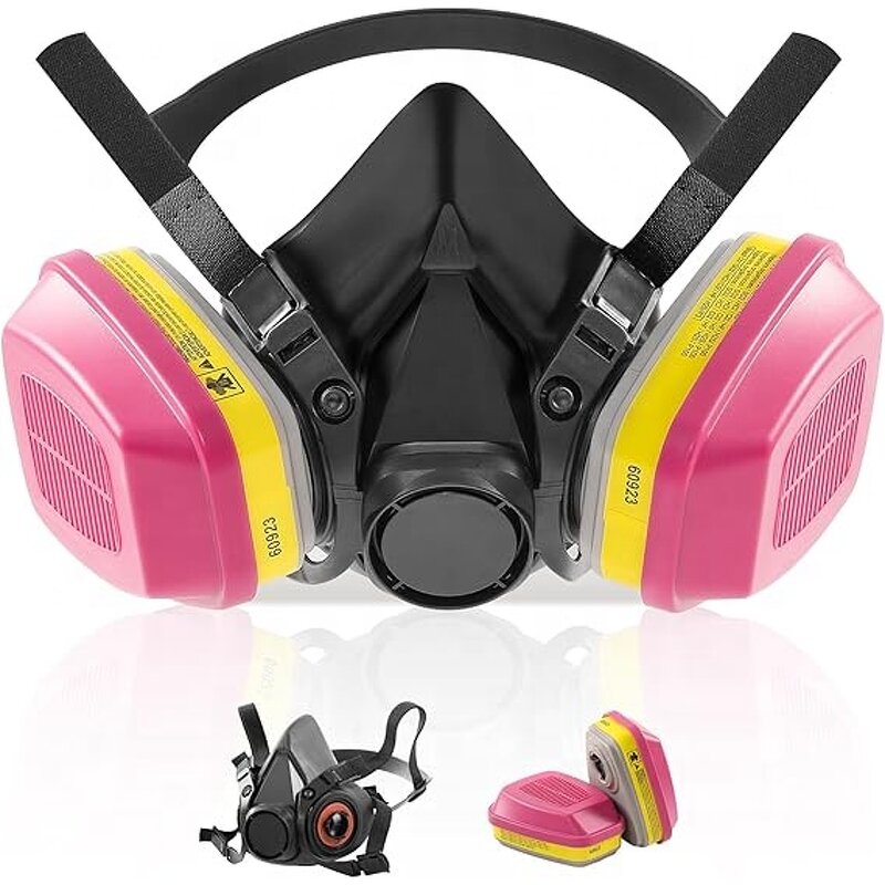 Respirator Mask Manufacturer - OEM Organic Particles Paint Cement Industrial Silicone