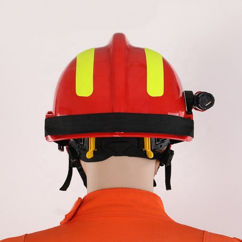 Safety Helmet Manufacturer - OEM CGLX Flame-retardant for Forest Firefighters with Chin Strap