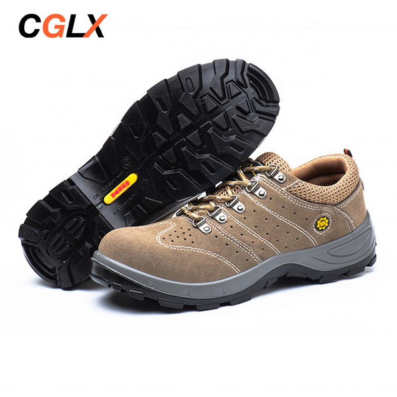 Safety Shoes Manufacturer - OEM CGLX Wholesale Summer Breathable Anti-puncture Leather