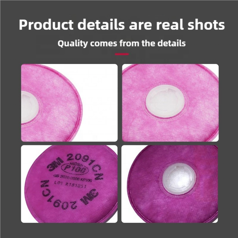 Dust Filter Manufacturer - OEM 3M 2091CN Semi-full Cover Filter Cotton