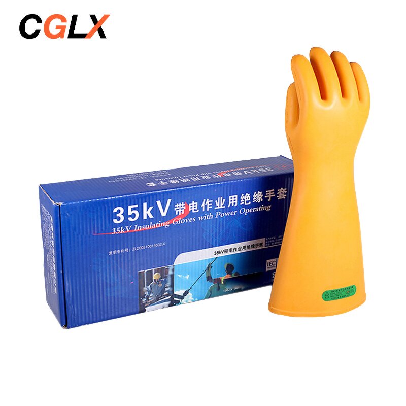 Insulated Gloves Manufacturer - OEM CGLX 35KV High Voltage Electrical Rubber with CE