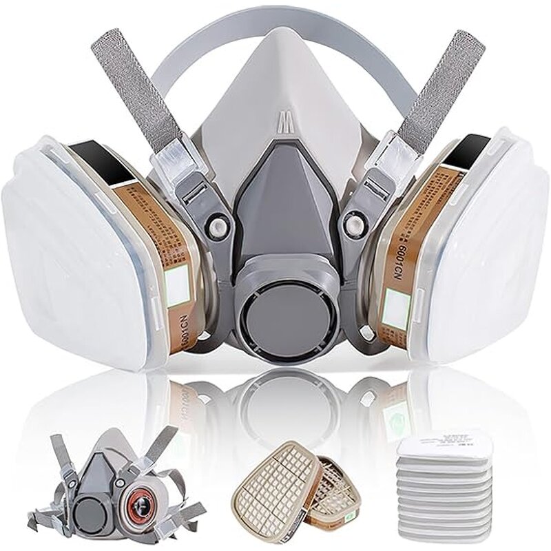 Respirator Mask Manufacturer - OEM Organic Particles Paint Cement Industrial Silicone