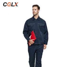 Boiler Suit Manufacturer - OEM CGLX Customizable Blue Work Clothes Set for Factory