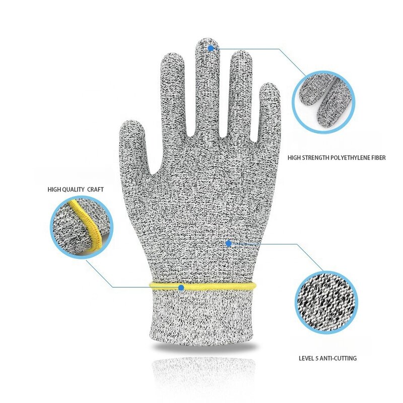 Anti-cutting Gloves Manufacturer - OEM CGLX Extended Level 5 HPPE for Kitchen Woodworking