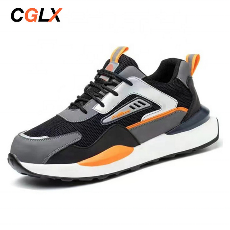 Safety Sneakers Manufacturer - OEM CGLX Men's Non-Slip Steel Toe Breathable for Seasons