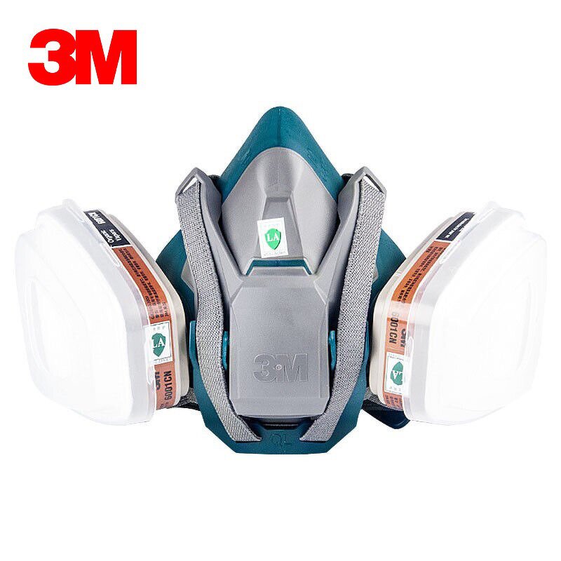Gas Mask Manufacturer - OEM 3M 6502QL Silicone Half Face Dust Proof Reusable