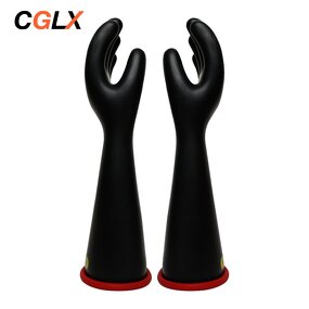 Insulated Gloves Manufacturer - OEM CGLX 20kv Class 2 Electrically Insulating Rubber
