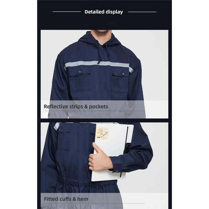 Safety Suit Manufacturer - OEM CGLX Customized Long Sleeved Reflective Hooded with Logo