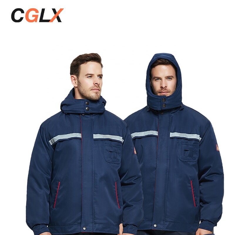 Safety Jacket Manufacturer - OEM CGLX Reflective Winter Workwear Uniforms Top Coat