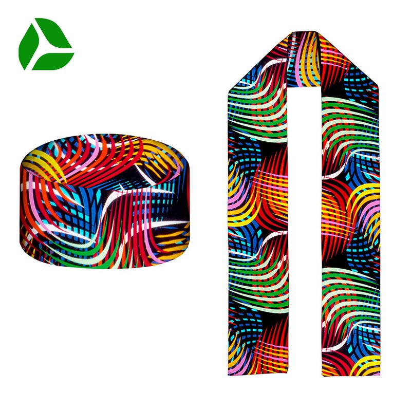 Kente Stole Factory - African Pattern Printing Foldable Scarfs