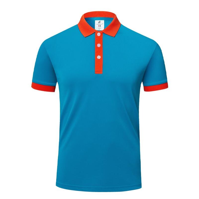 Golf Polo Shirt Factory - High Quality Color Blocking Polyester Custom