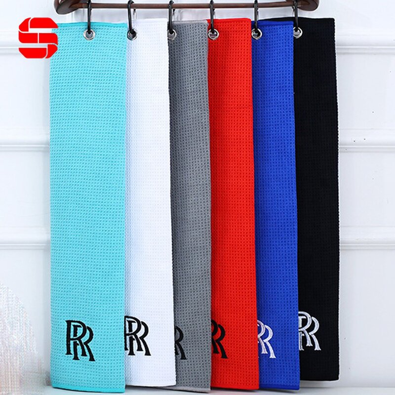 Golf Towel Manufacturer - Custom Magnet Microfiber Cleaning Towel