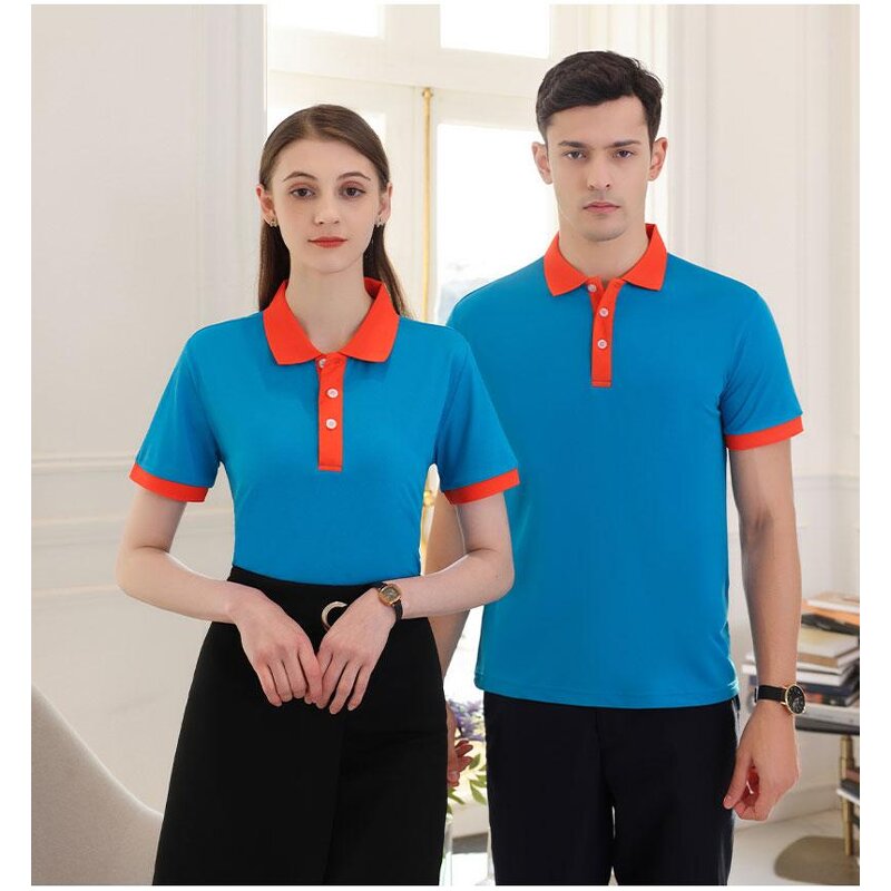 Golf Polo Shirt Factory - High Quality Color Blocking Polyester Custom
