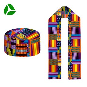 Kente Stole Factory - African Pattern Printing Foldable Scarfs