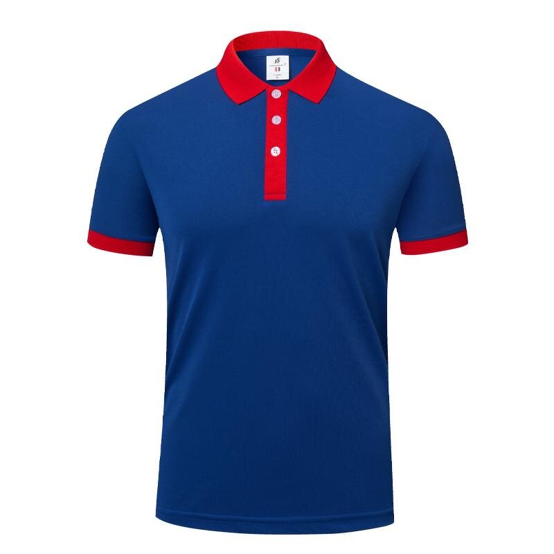 Golf Polo Shirt Factory - High Quality Color Blocking Polyester Custom