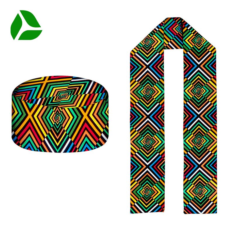 Kente Stole Factory - African Pattern Printing Foldable Scarfs