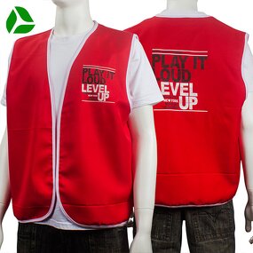 Promotional Vest Factory - Customized Logo Activity Polyester Vest