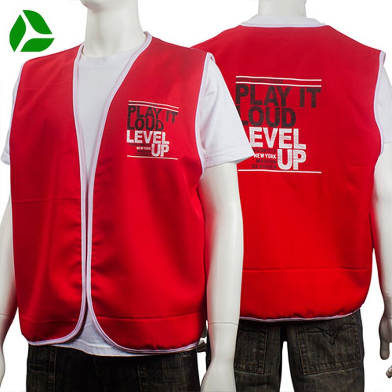 Promotional Vest Factory - Customized Logo Activity Polyester Vest