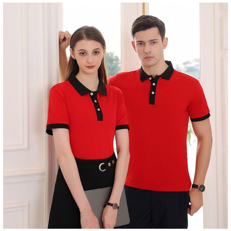 Golf Polo Shirt Factory - High Quality Color Blocking Polyester Custom