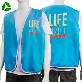 Advertising Vest Manufacturer - Custom Sublimation Printing Polyester