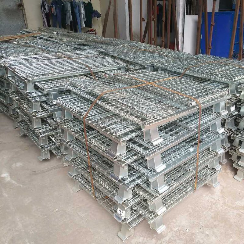 Folding Storage Cage Manufacturer - Roll Cage Steel Wire Basket