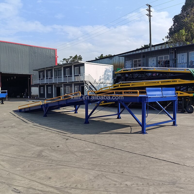 Container Loading Ramp Factory - Folding Steel Yard Hydraulic Ramp