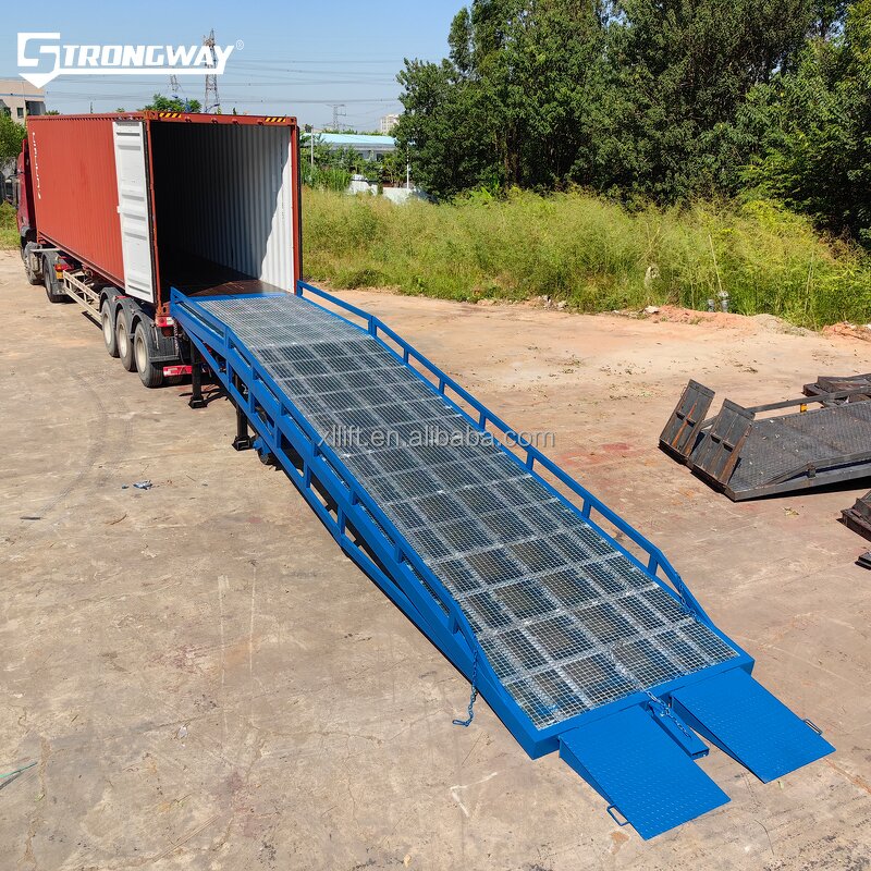 Hydraulic Loading Ramp Factory - Adjustable Mobile 10Ton Ramp