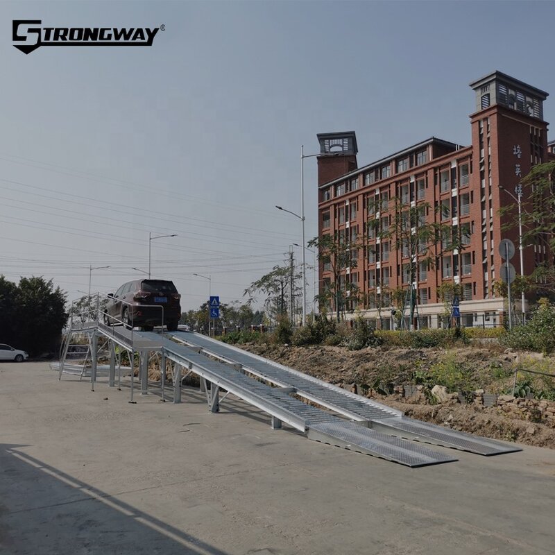 Portable Car Ramp Factory - Strongway 13220Ib Adjustable Ramp