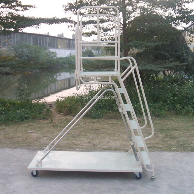 Rolling Ladder Manufacturer - Warehouse Supermarket Safety Ladder