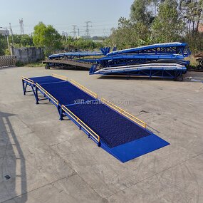 Container Loading Ramp Factory - Folding Steel Yard Hydraulic Ramp