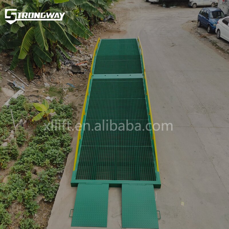 Shipping Container Ramp Factory - 15 Tons Galvanized Steel Ramp